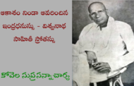 ఆకాశం నిండా ఆవరించిన ఇంద్రధనుస్సు - విశ్వనాథ సాహితీ స్రోతస్సు