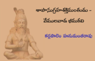 శాపానుగ్రహశక్తిమంతుడు - వేములవాడ భీమకవి