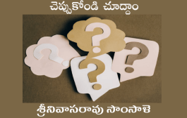 కొత్త శీర్షిక ‘చెప్పుకోండి చూద్దాం’ – ప్రారంభం - ప్రకటన