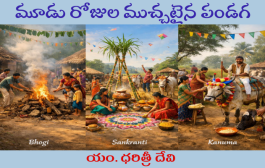 మూడు రోజుల ముచ్చటైన పండగ