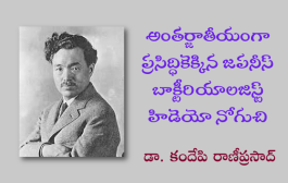 అంతర్జాతీయంగా ప్రసిద్ధికెక్కిన జపనీస్ బాక్టీరియాలజిస్ట్ హిడెయో నోగుచి