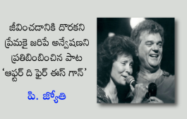 జీవించడానికి దొరకని ప్రేమకై జరిపే అన్వేషణని ప్రతిబింబించిన పాట ‘ఆఫ్టర్ ది ఫైర్ ఈస్ గాన్’