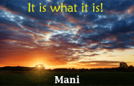 It is what it is!