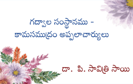 గద్వాల సంస్థానము - కామసముద్రం అప్పలాచార్యులు