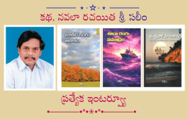 కథ, నవలా రచయిత శ్రీ సలీం ప్రత్యేక ఇంటర్వ్యూ